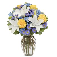 The Bright Blue Skies Bouquet | Orlando, FL